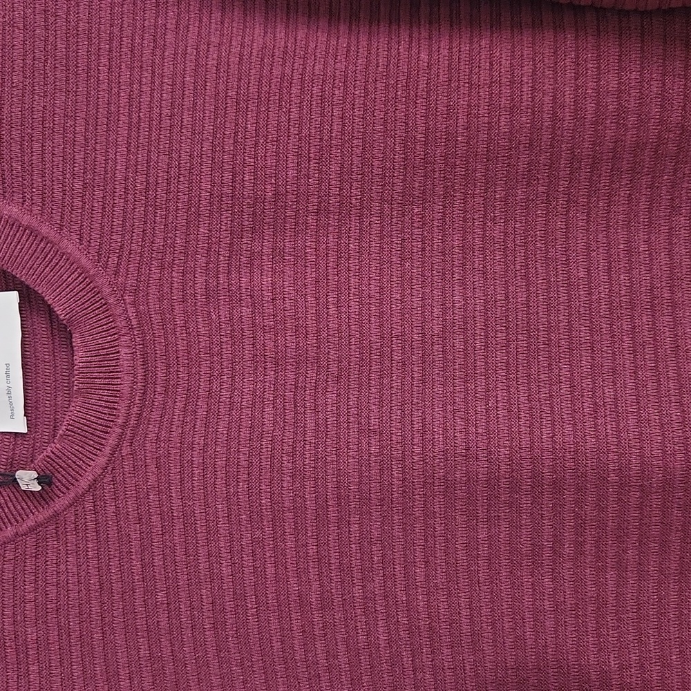 Selected Homme Men “Masei” Knit Crew Neck in Maroon Burgundy color size L - Picture 11 of 17